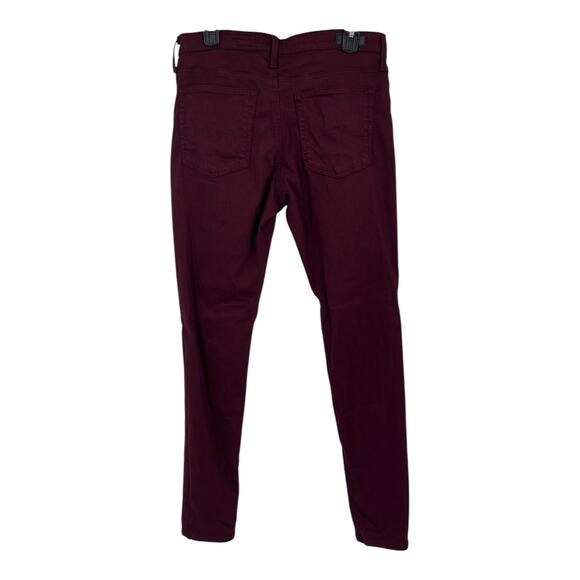 Adriano Goldschmied AG Jeans The Farrah Skinny high rise red size 31 - Picture 3 of 5